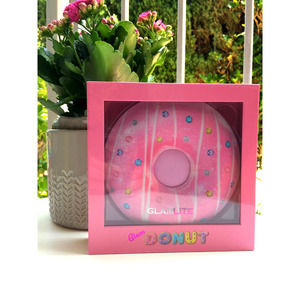 Glamlite Pink Glam Donut Eyeshadow Palette with Highlighter